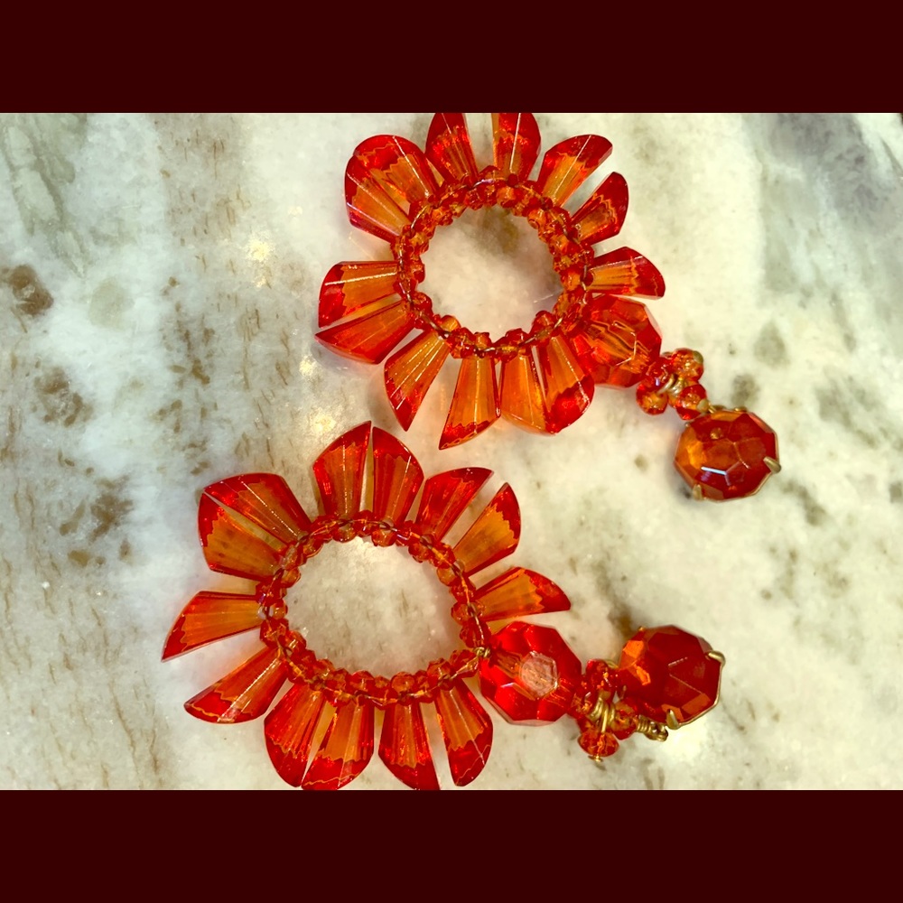 J Crew earrings, worn once. Perfect condition